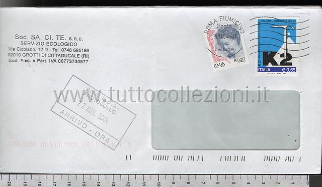 Collezionismo di storia postale buste viaggiate affrancatura tariffe postali degli anni 2000
